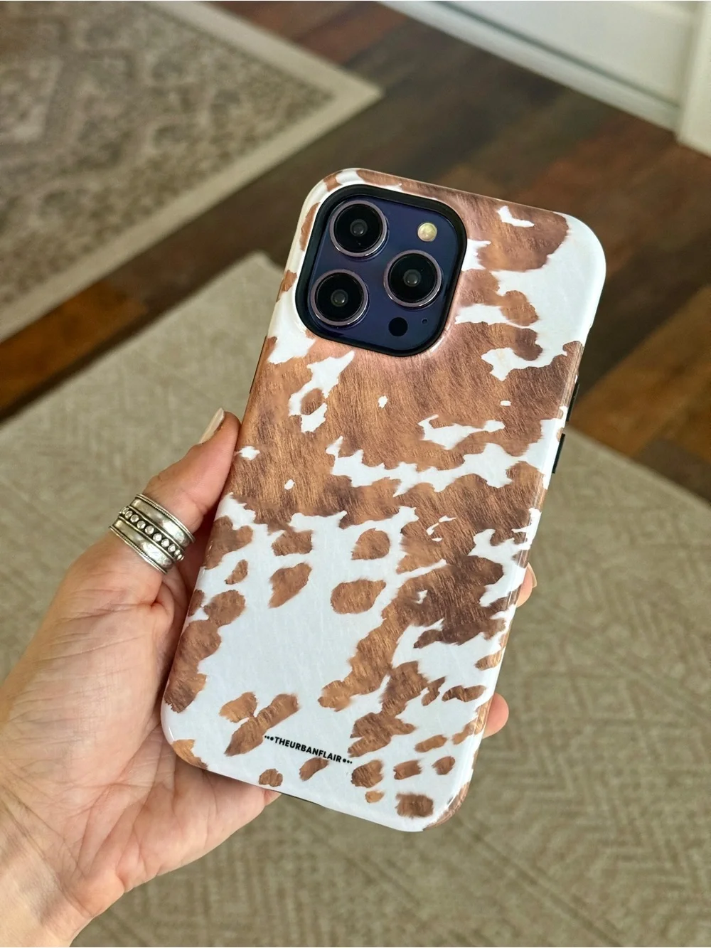 Southwest Cow Print MagSafe Tough Case for iPhone 14 Pro Max